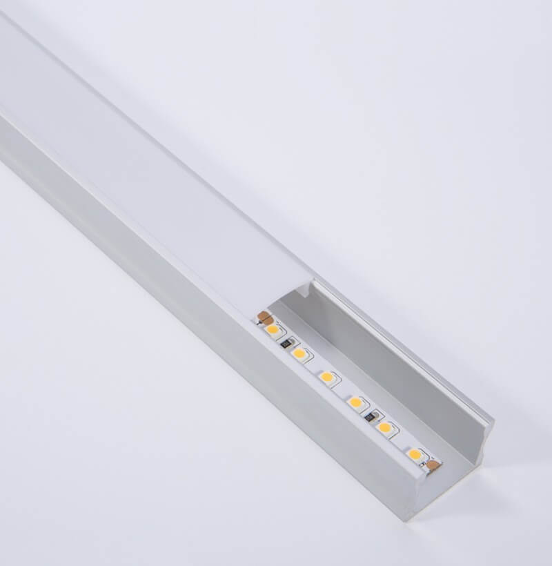 Wide Deep Recessed LED Profile